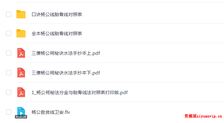 杨公线胎骨线对照表1.png