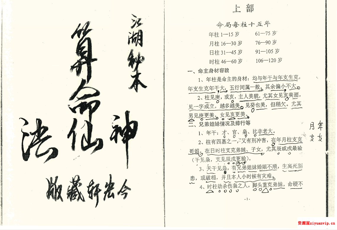 江湖秘本神仙算命法两册pdf1.png