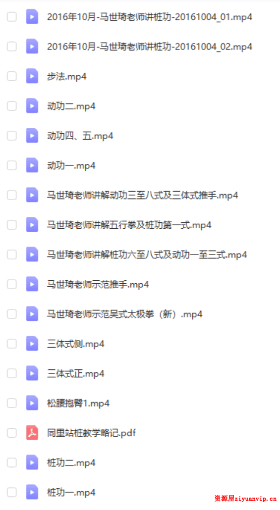 马世琦2016桩功课程合集 含桩功讲课 分动作演示1.png