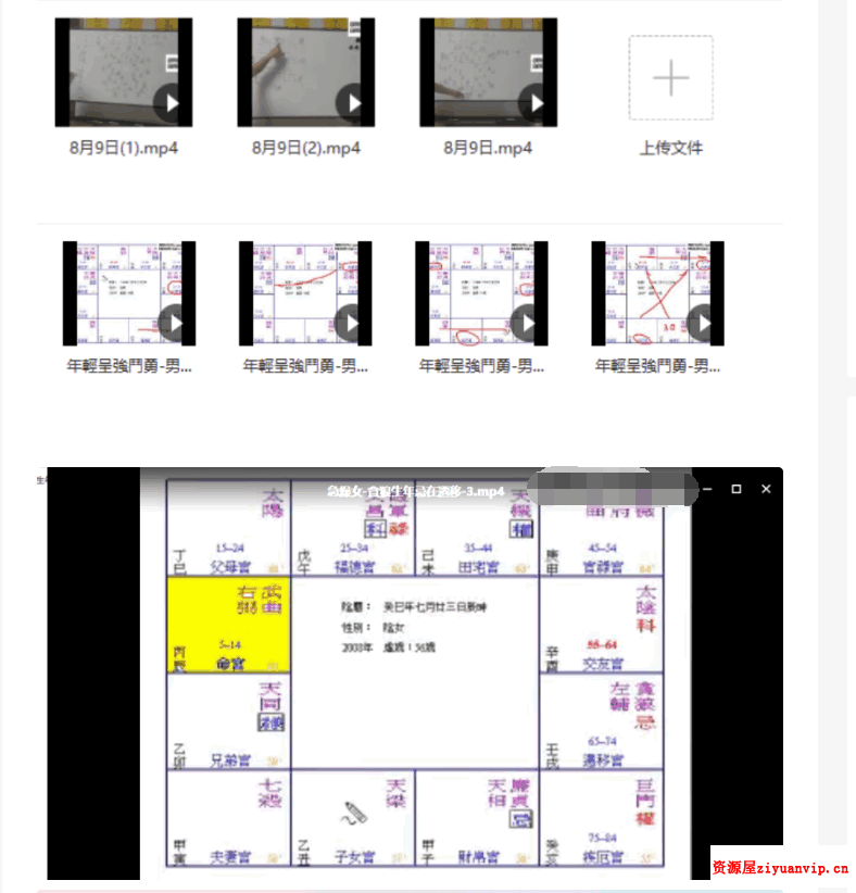 梁若瑜-解盘的资料—紫微斗数录像14集视频 1.png